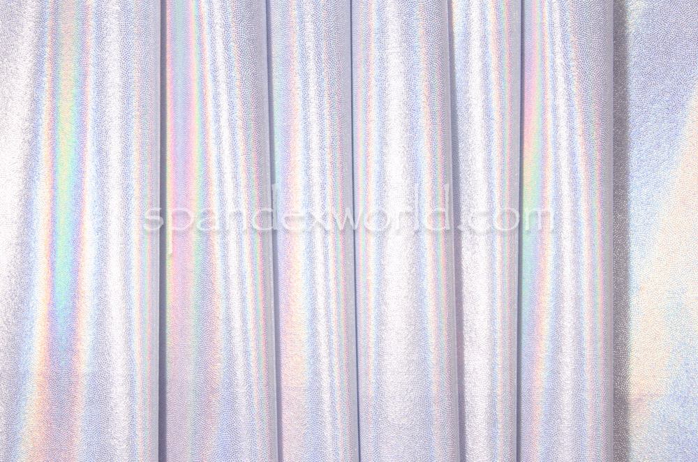 Reflective Mystique Spandex (White/Silver/Pearl)