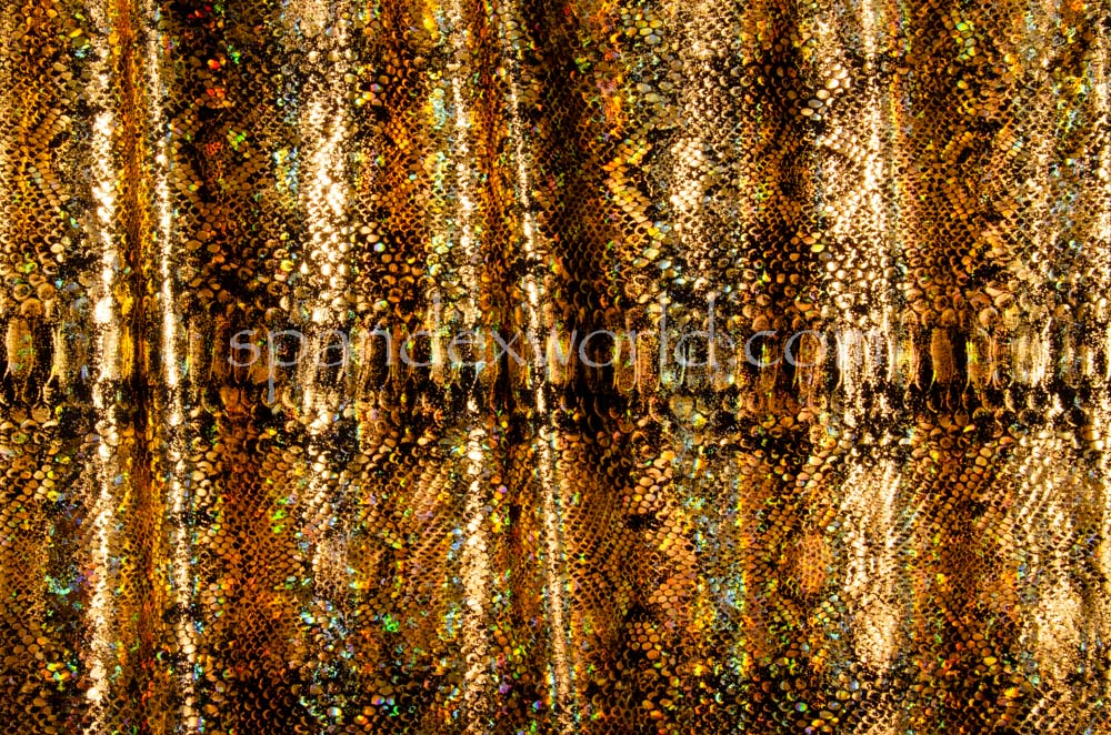 Animal Print Hologram (Black/Gold)