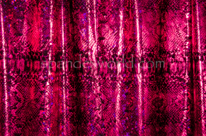 Animal Print Hologram (Black/Fuchsia)