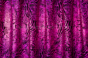 Animal Print Hologram (Black/Fuchsia)