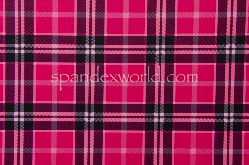 Printed Spandex (Fuchsia/Black/Multi)