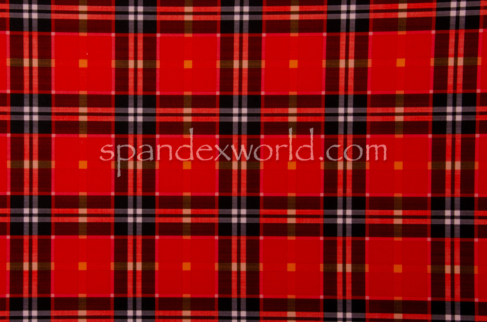 Printed Spandex (Red/Black/Multi)