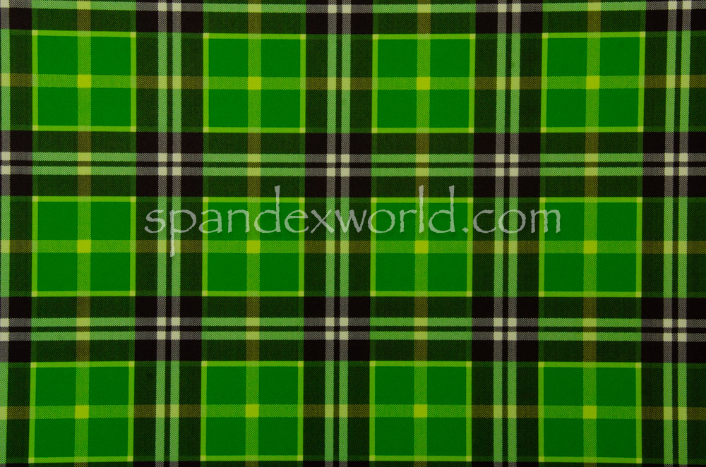 Printed Spandex (Green/Black/Multi)