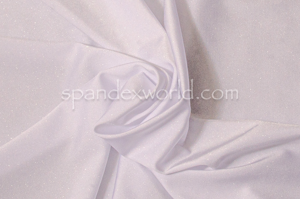 Glitter milliskin (White/Silver)