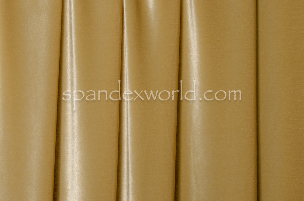 2 Way Stretch Soled Velvet (Light Gold)