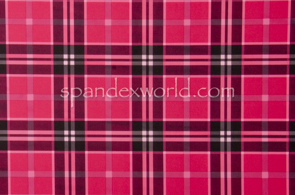 Printed Spandex (Fuchsia/Black/Multi)