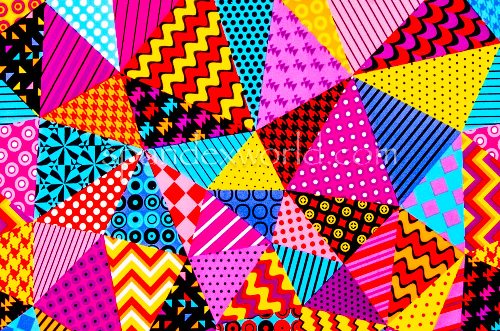 Abstract Prints (Yellow/Pink/Blue/Multi)