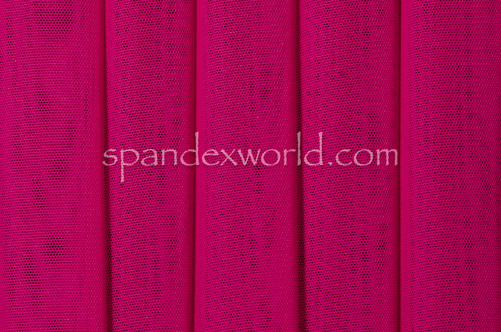 Stretch Solid Mesh-(Dark Fuchsia)