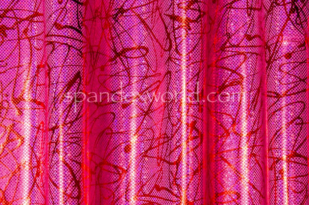 Pattern/Abstract Hologram (Hot Pink/Fuchsia)