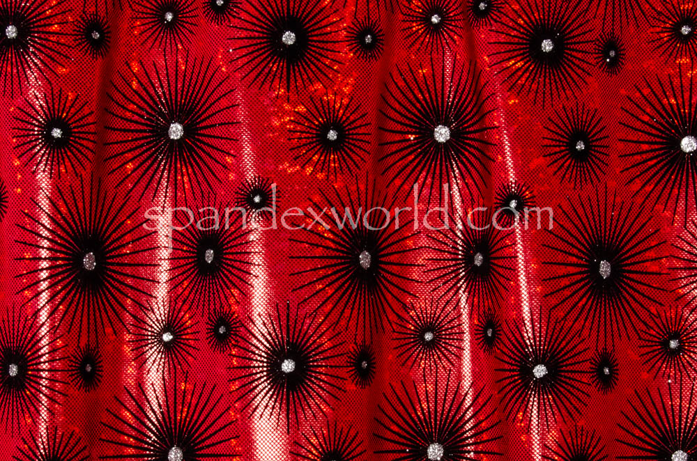 Pattern/Abstract Hologram (Red/Red Holo/Black)