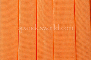 Stretch Solid Mesh- Shiny (Bright Orange)