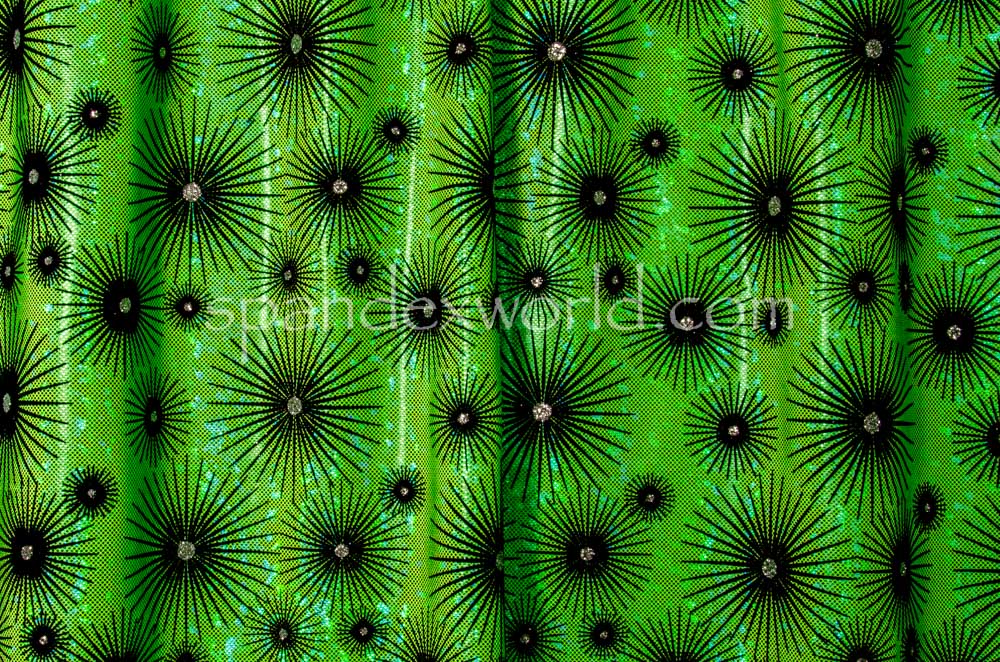Pattern/Abstract Hologram (Lime/Green Holo/Black)