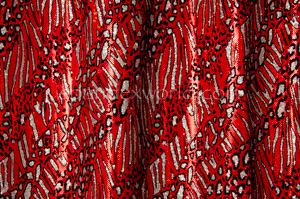 Pattern/Abstract Hologram (Red/Silver/Black)