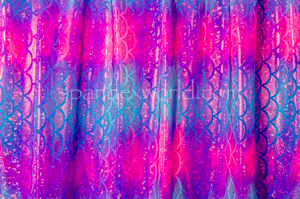 Fish scale Hologram (Purple/Hot Pink/Multi)