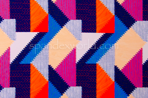Abstract  Print (Orange/Navy/Blue/Multi)