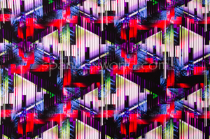 Abstract  Print (Black/Blue/Red/Multi)