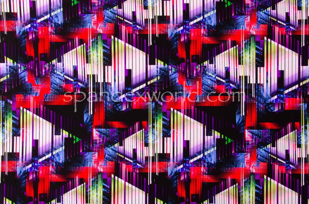 Abstract  Print (Black/Blue/Red/Multi)