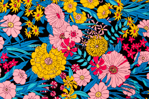 Floral Prints (Yellow/Pink/Red//Multi)