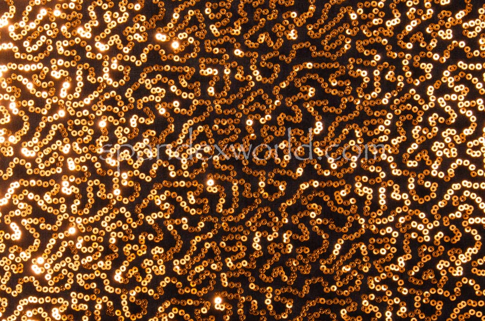 Stretch Sequins (Black/Coffee)