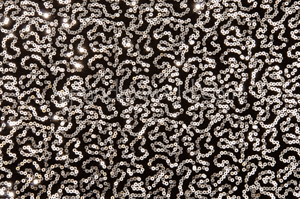 Stretch Sequins (Black/Silver)