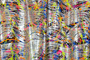 Pattern Abstract Hologram (Black/Lime/Multi/Silver Holo)