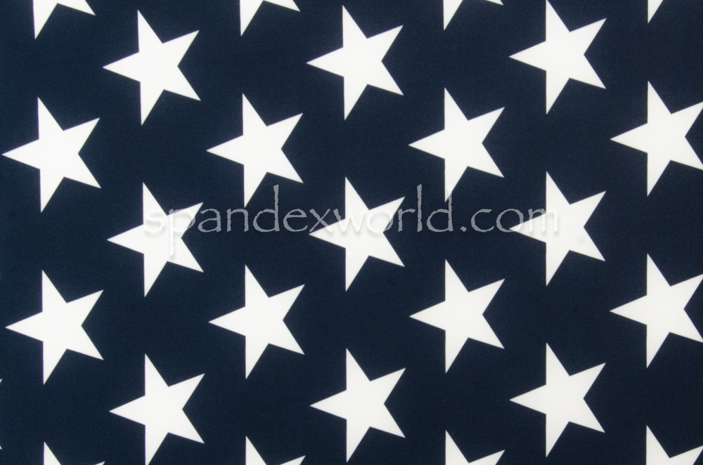 Printed Stars (Navyl/White)