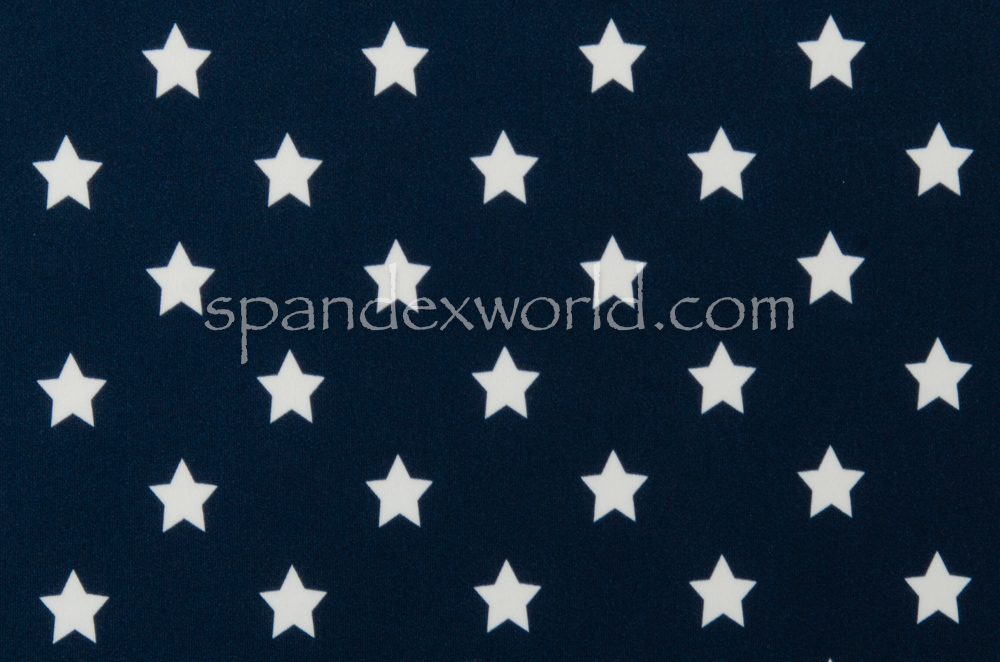 Printed Stars (Navy/White)