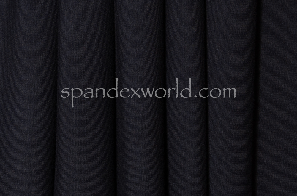 Cotton Lycra® -Medium-weight (Dark Navy)
