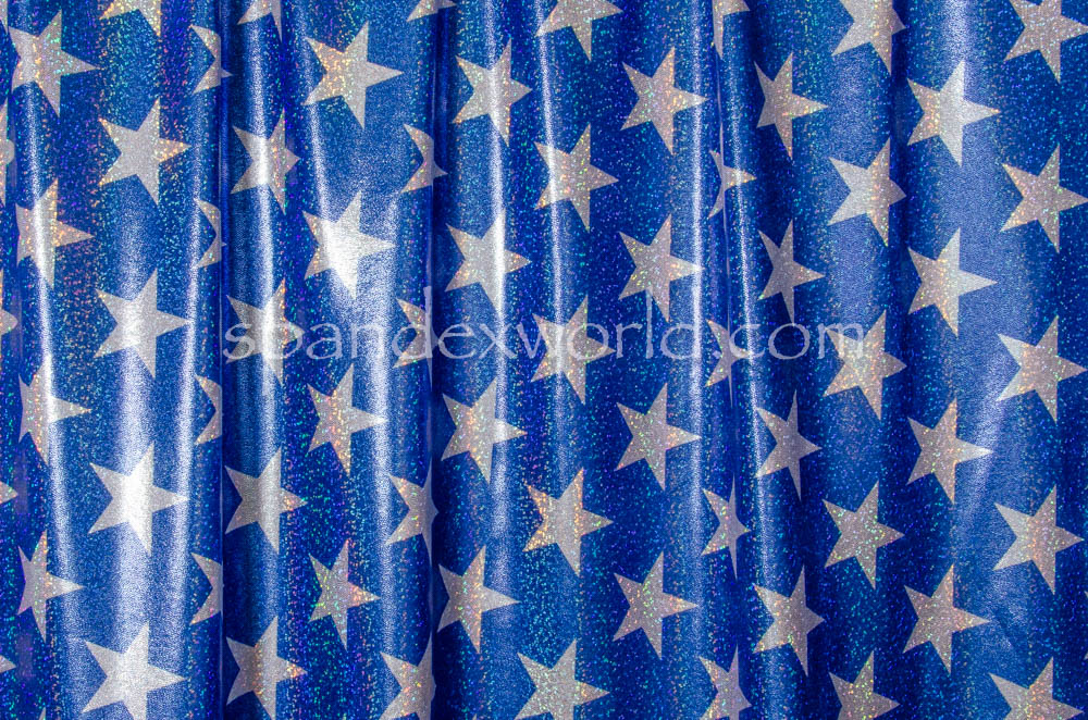 Pattern/Abstract Hologram (Blue/Silver)