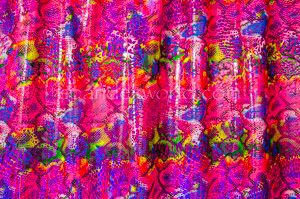Snake Pattern Hologram (Fuchsia/Blue/Multi)