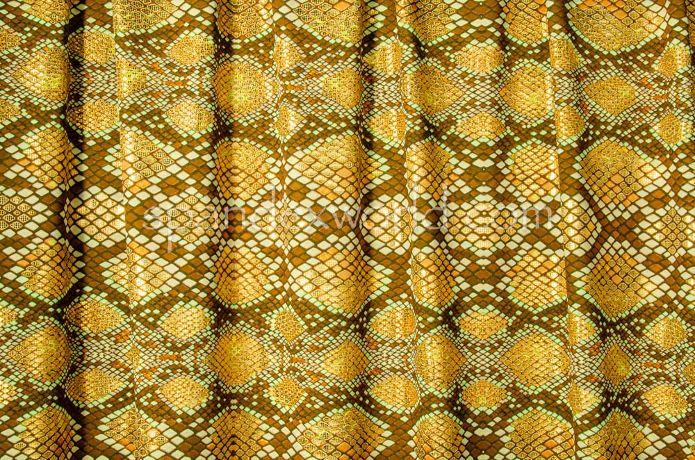 Snake Pattern Hologram (Gold/Brown/Multi)