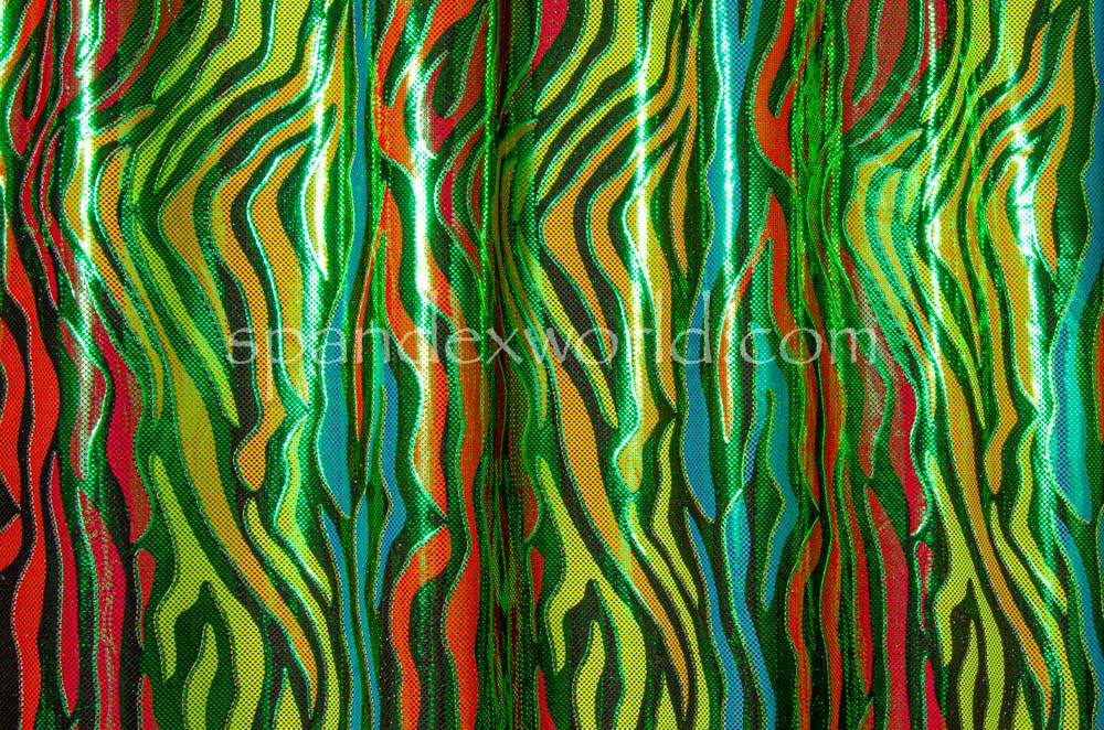 Animal Print Holograms (Green/Multi)