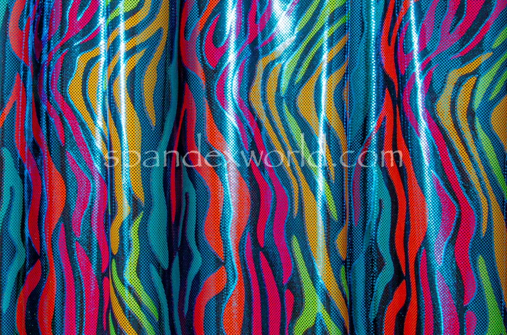 Animal Print Holograms (Royal/Multi)