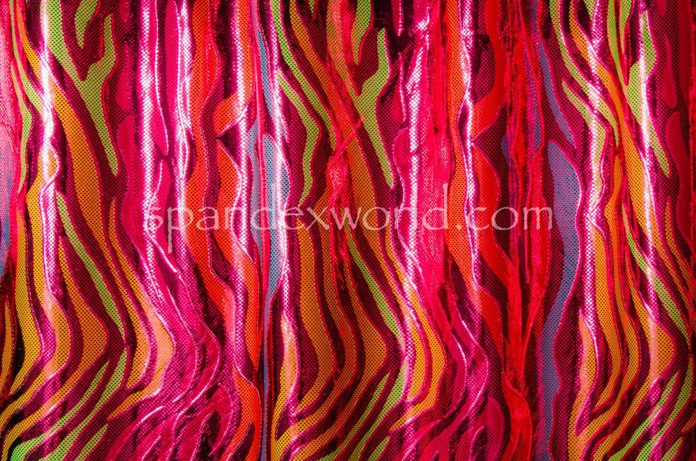Animal Print Holograms (Fuchsia/Multi)