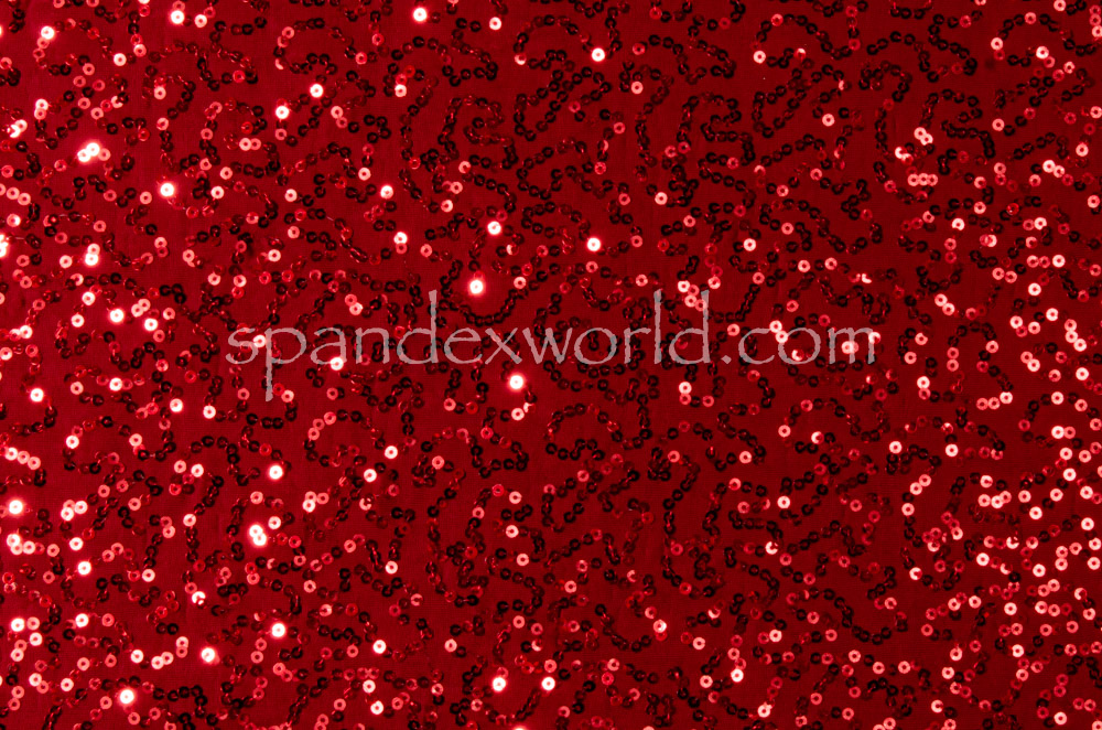 Stretch Sequins (Burgundy/Burgundy)