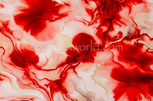 Tie Dye  Spandex (Burgundy/Orange/Multi)