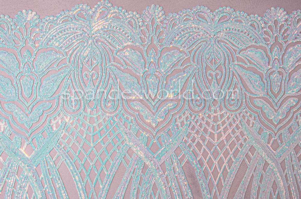 Stretch Sequins (White/White Pearl)