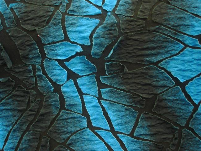 Tie Dyed Knit Cut Out (Royal/blk)