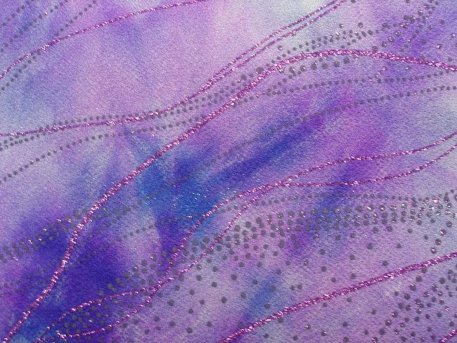 Tye Dyed Knit Glitter (purple)