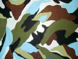 Printed Camouflage (olive/turq)