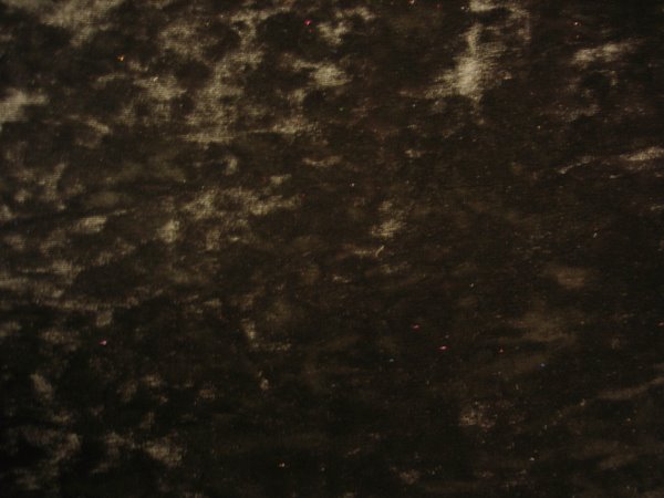 Stretch crushed velvet (black)