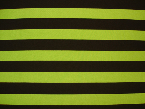 Printed Stripes (black/lime)