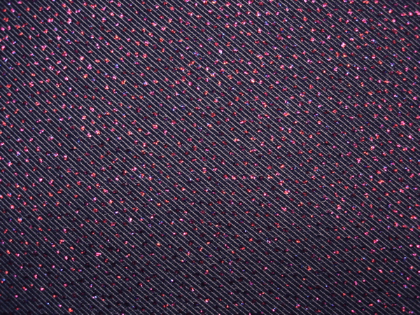 Stretch Metallic Denim (navy/fuchsia)