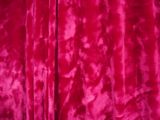 Stretch Crushed Velvet (Fuchsia)