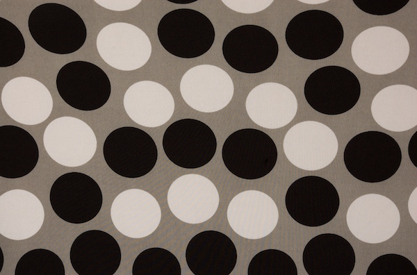 Printed Polka Dots ITY (Black/White/Grey)
