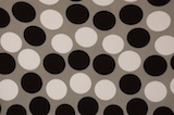 Printed Polka Dots ITY (Black/White/Grey)