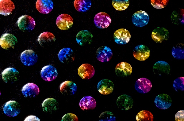 Polka Dots Holograms (Black Multi)
