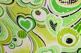 Novelty Spandex (Lime Combo)