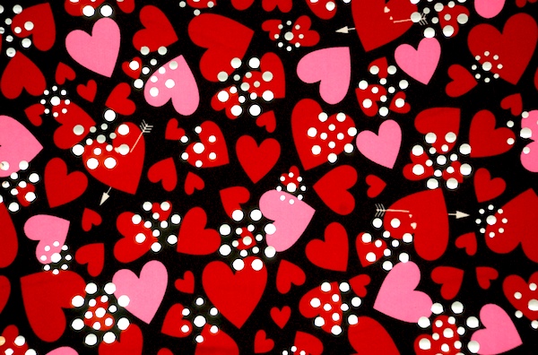 Printed Spandex (Red/Pink/Black/Silver)