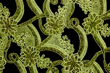 Glitter Slinky (Black/Green)